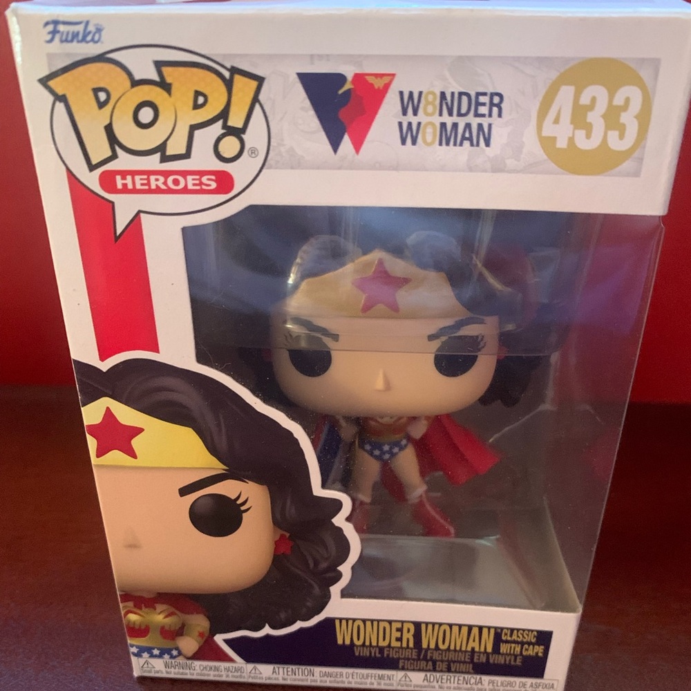 NIB Funko Pop! Heroes Wonder Woman Classic with Cape Vinyl Figure